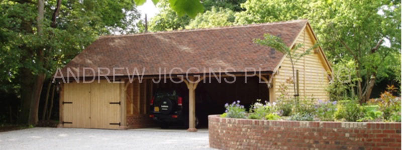 OAK FRAME GARAGE & CART LODGE – ESSEX